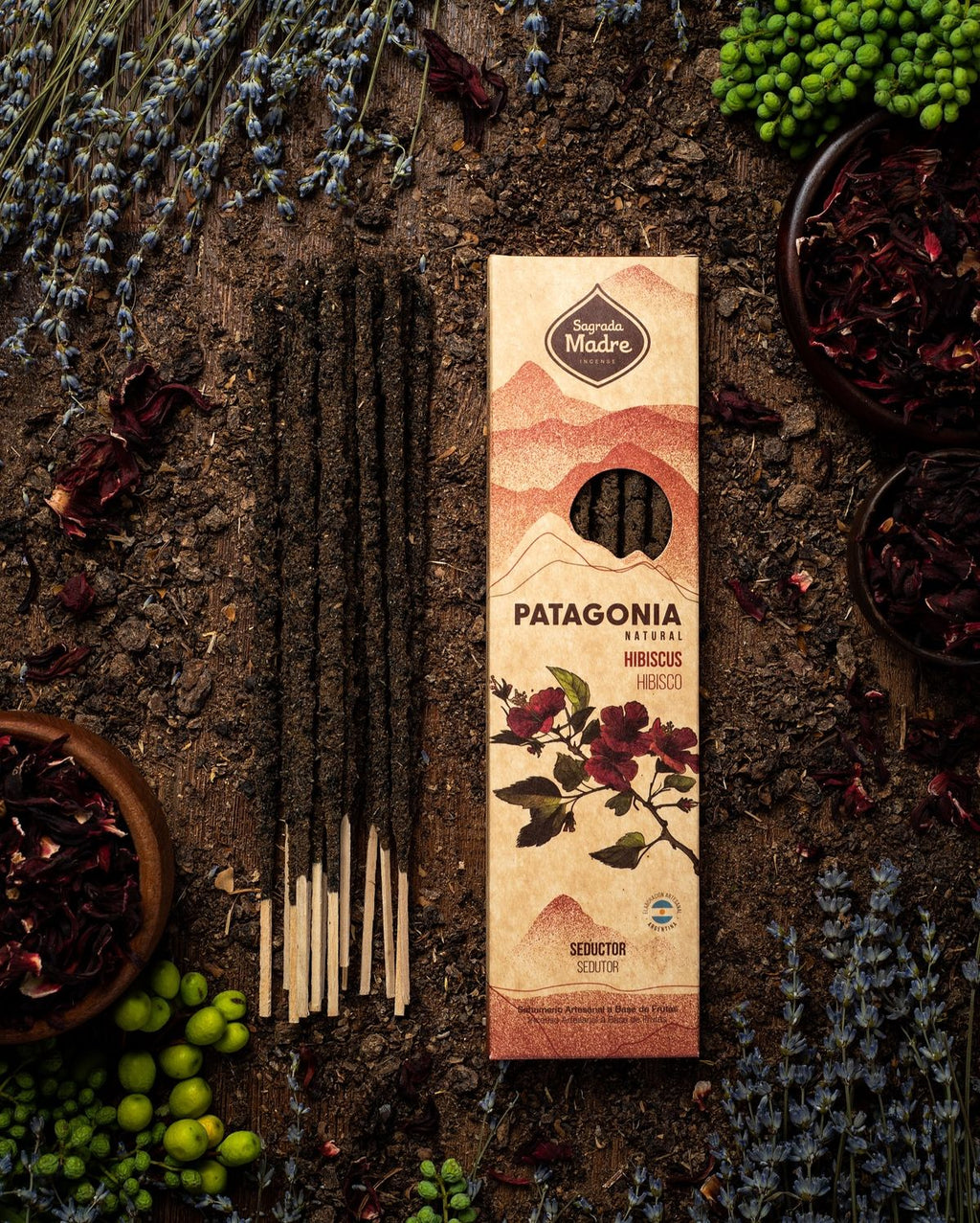 Sahumerio Patagonia · Hibiscus - Sagrada Madre