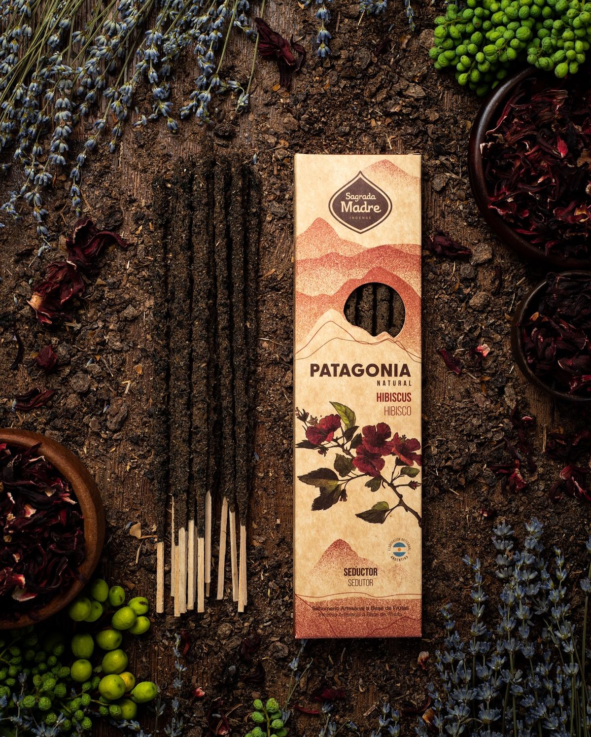 Sahumerio Patagonia · Hibiscus - Sagrada Madre