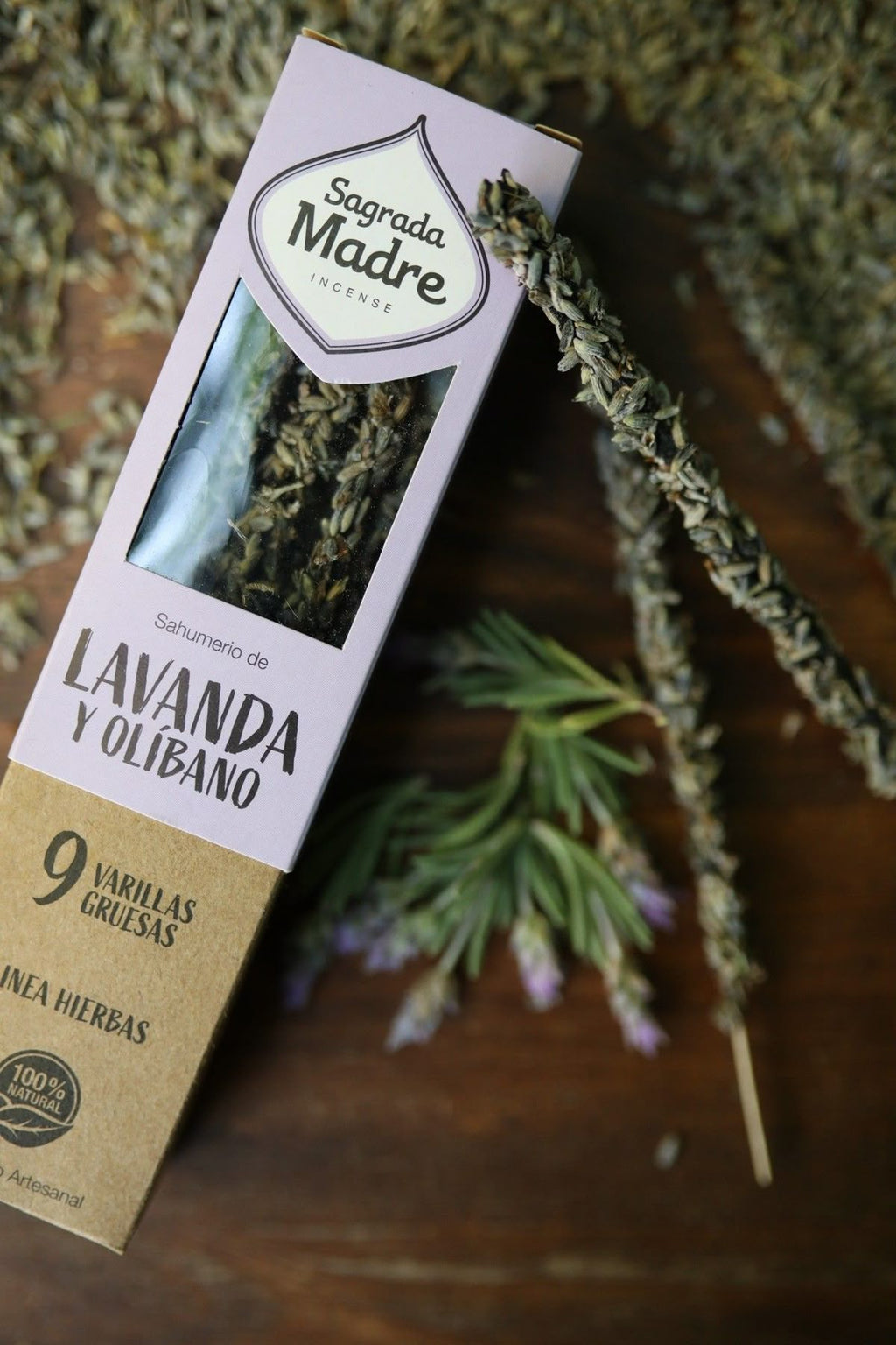 Sahumerio Herbal · Lavanda & Olíbano - Sagrada Madre