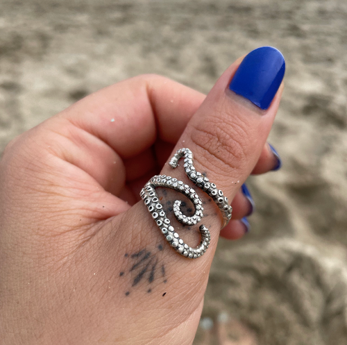 Anillo Octupus - Plata 925
