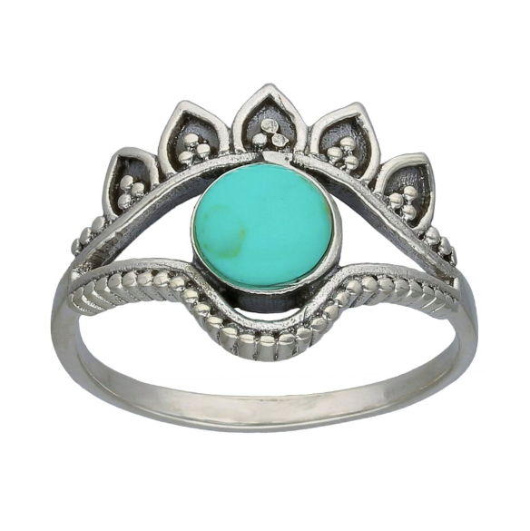 Anillo Intuición - Turquesa y Plata 925