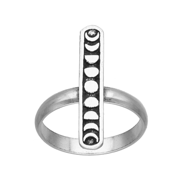 Anillo fases lunares - Plata 925
