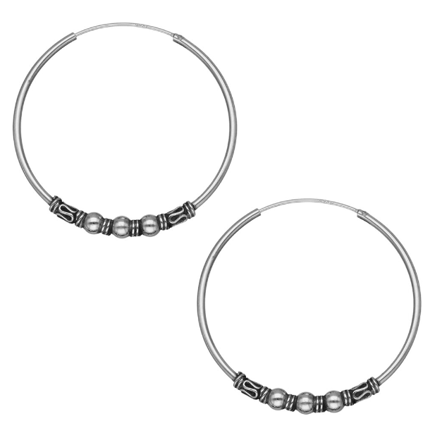 Argollas Bali 40mm