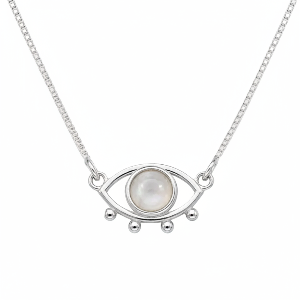 Collar Intuición - Cuarzo Rosa y Plata 925