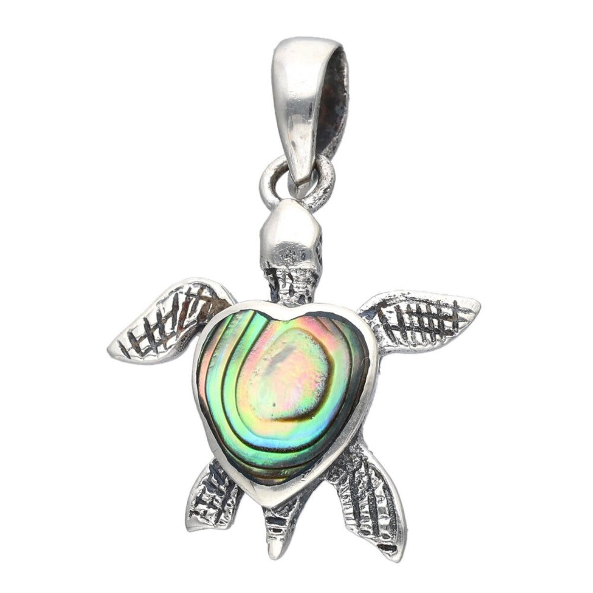 Set Collar Tortuga Oceánica -  Abalón y Plata 925