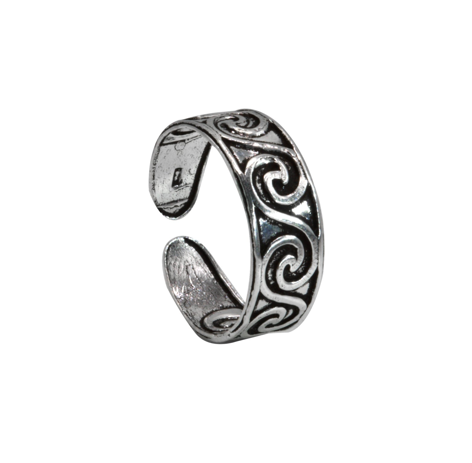 Anillo Midi Espiral Infinito - Plata 925