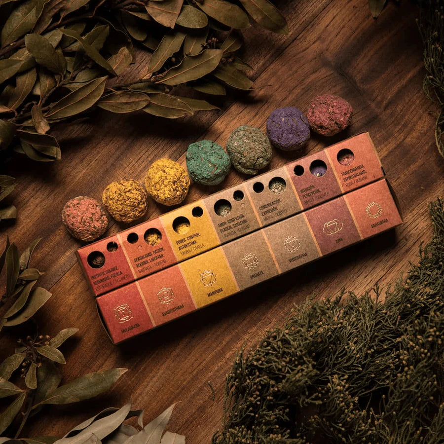 Bombitas Defumación Activada 7 Chakras - Sagrada Madre