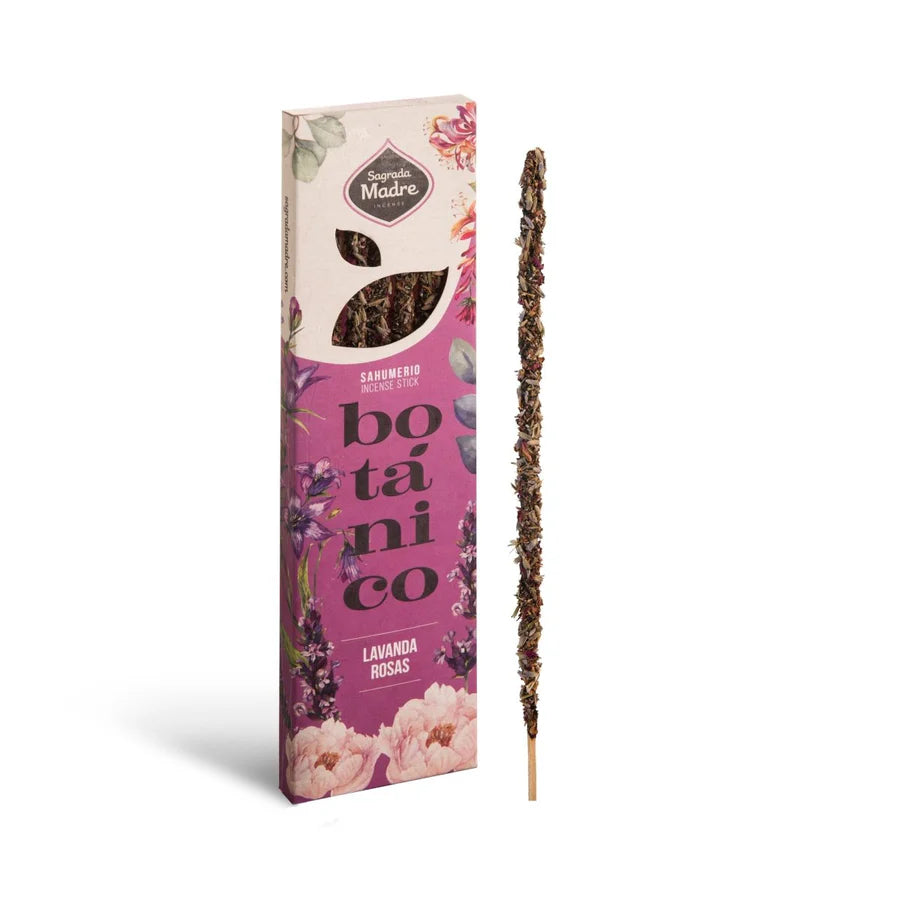Sahumerio Botánico · Lavanda & Rosa - Sagrada Madre