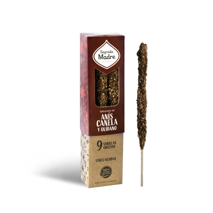 Sahumerio Herbal · Anís, Canela & Olíbano - Sagrada Madre