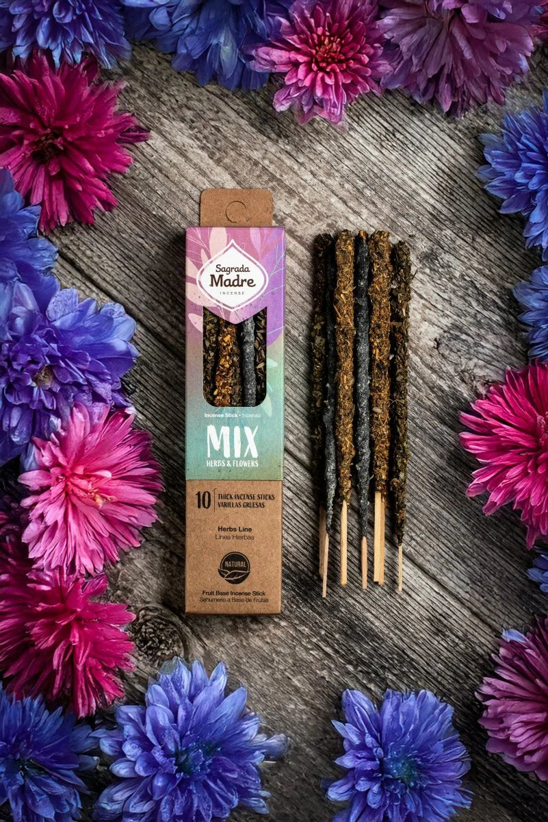 Sahumerio Mix Herbal · Purificación y Bienestar - Sagrada Madre